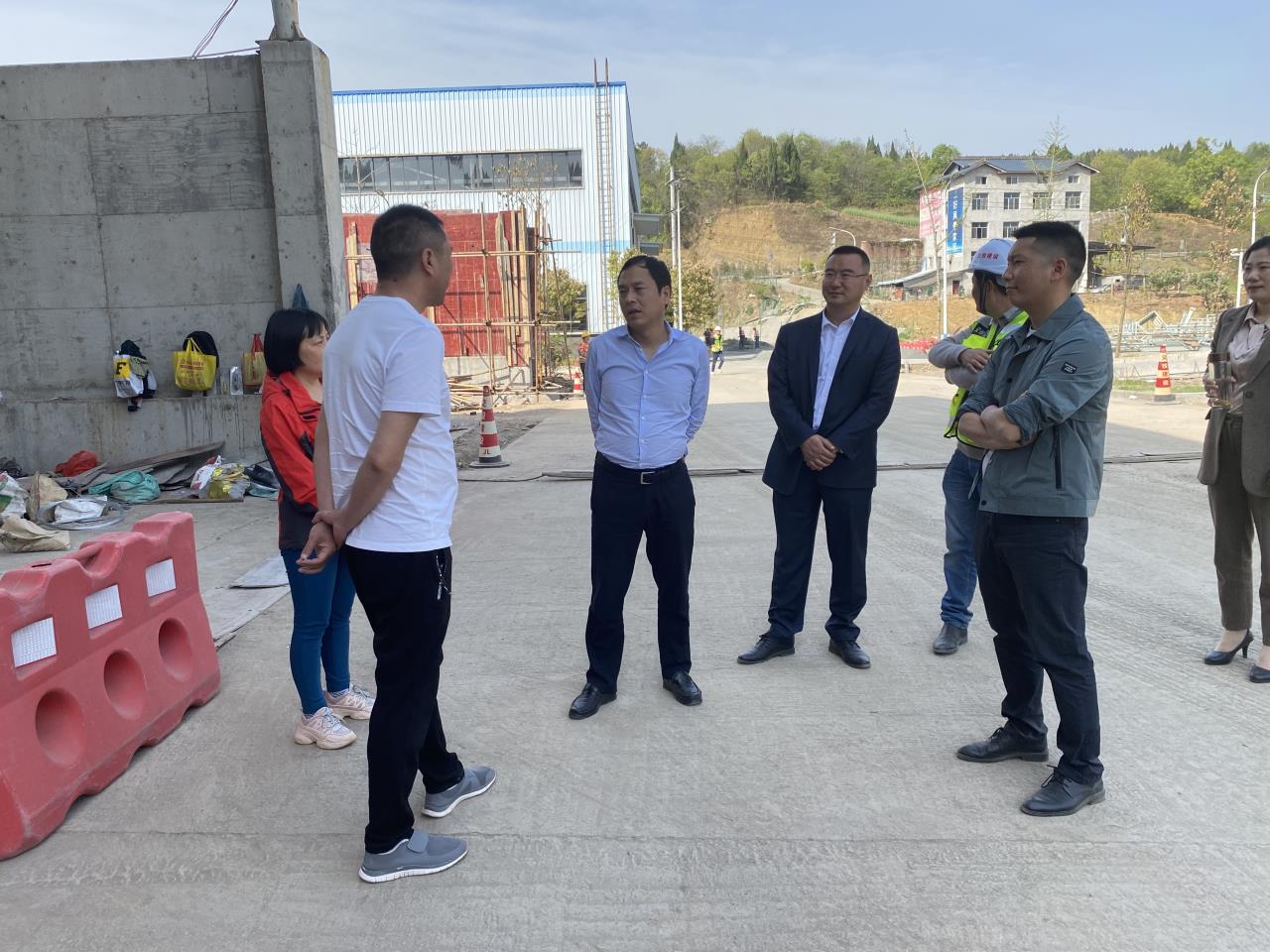 砥礪奮進正當時 凝心聚力促生產 ——交建集團黨委委員、紀委書記張忠勇一行赴交綠分公司各項目部開展調研
